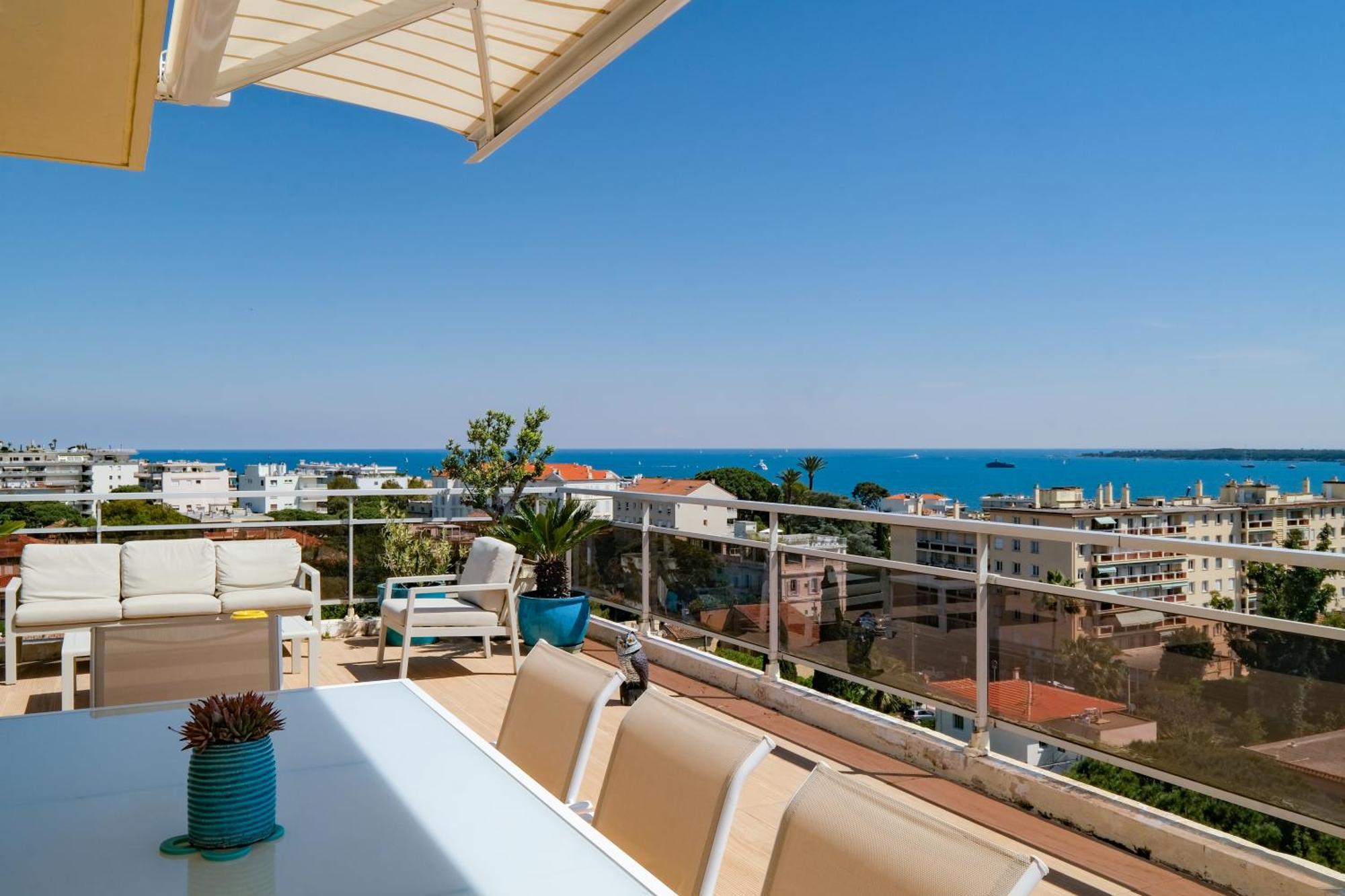 Villa Sur Le Toit - Vue Mer Exceptionnelle Cannes Exterior photo
