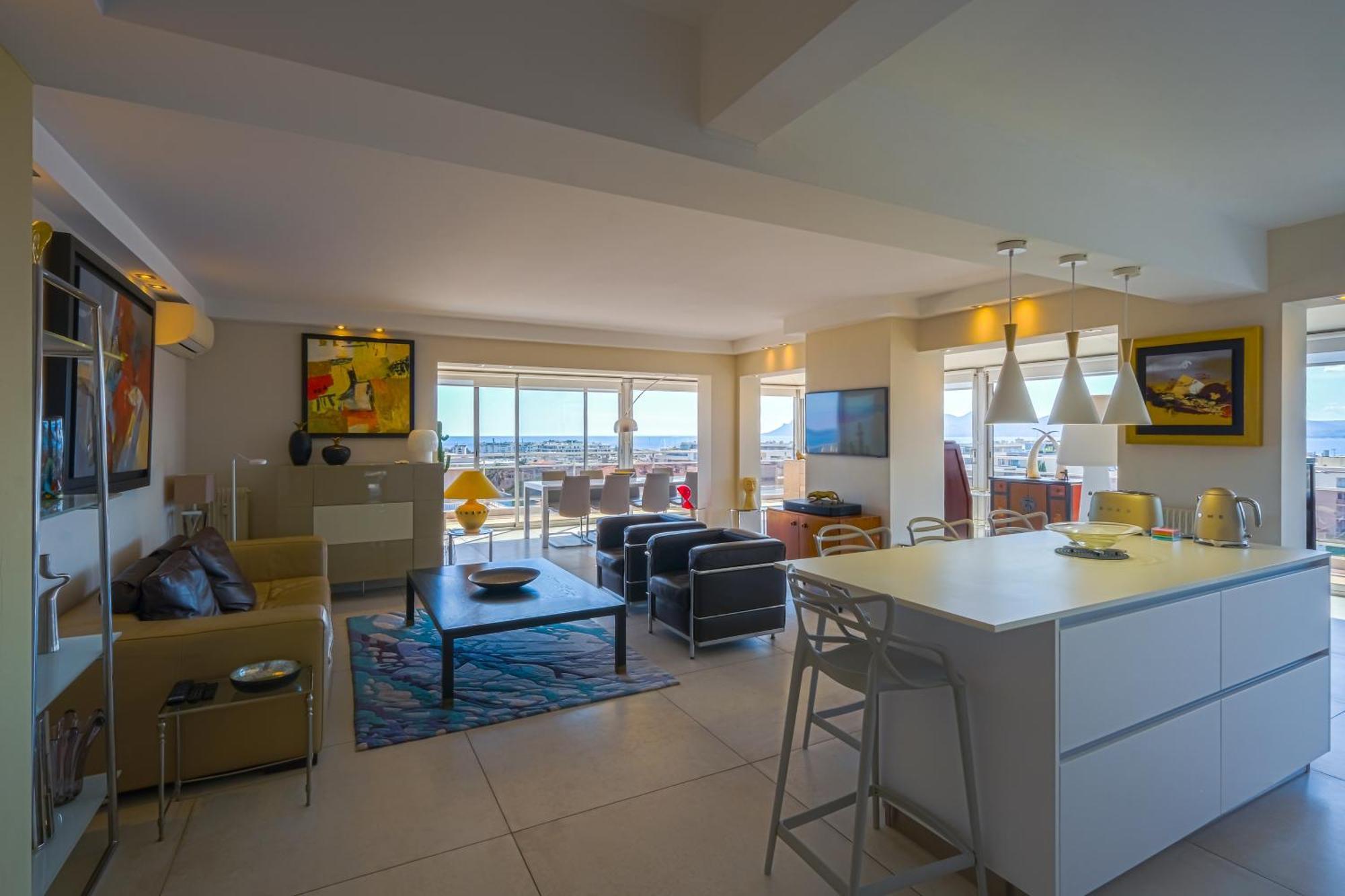 Villa Sur Le Toit - Vue Mer Exceptionnelle Cannes Exterior photo
